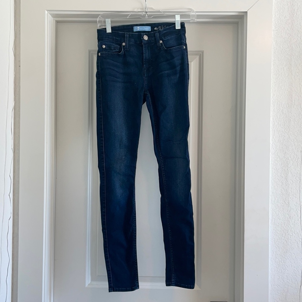 7 for all mankind “the skinny” jean size 25